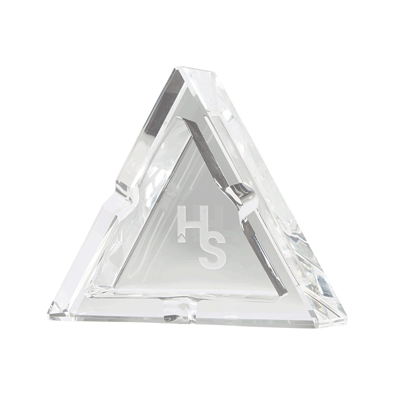 Higher Standards Glass Ashtray Clear v2
