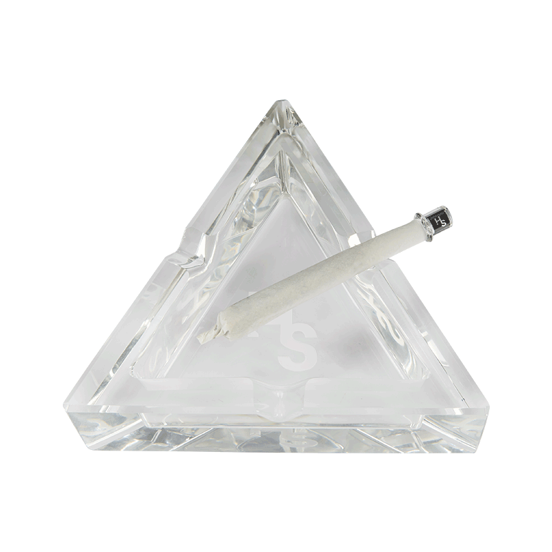 Higher Standards Glass Ashtray Clear v2
