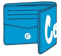 Cookies Billfold Wallet Textured Faux Leather