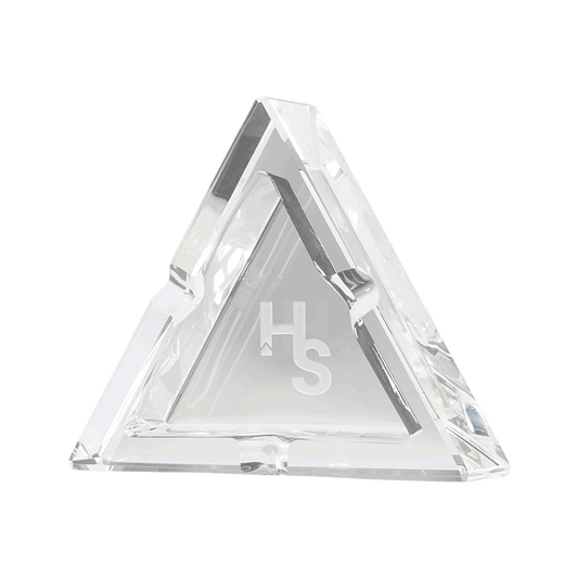 Higher Standards Glass Ashtray Clear v2