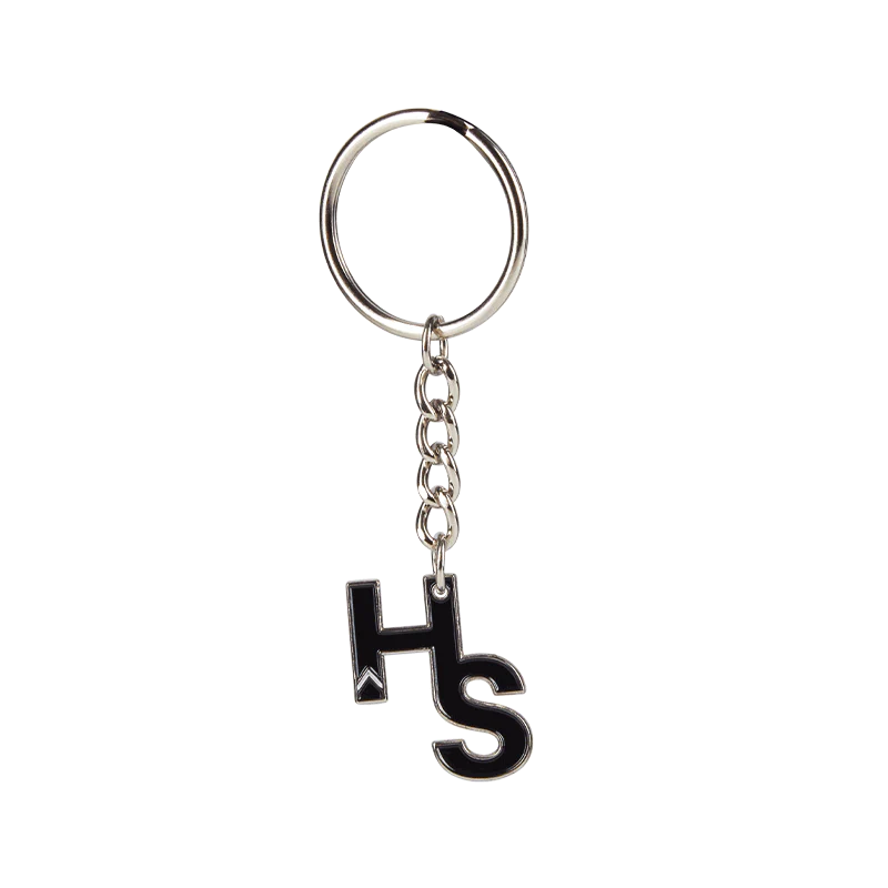 Higher Standards Keychain Double Enamel Black