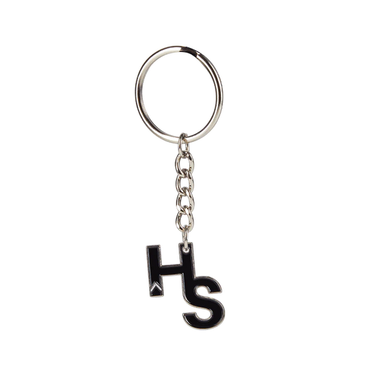 Higher Standards Keychain Double Enamel Black